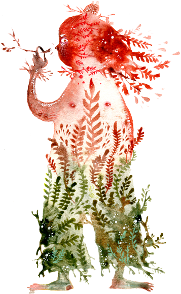 Illustration By Amber Ma Using Daniel Smith Watercolors - Illustration (600x600), Png Download