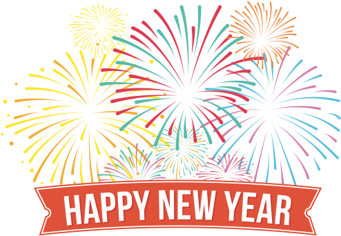 Happy New Year 2018 - Feliz Año Nuevo Png (601x400), Png Download