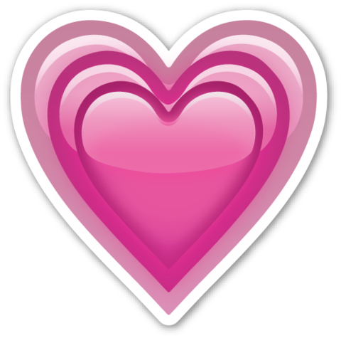 Jpg Growing Heart Pinterest Emojis Smileys And Stickers - Heart Emoji Png Pack (480x475), Png Download