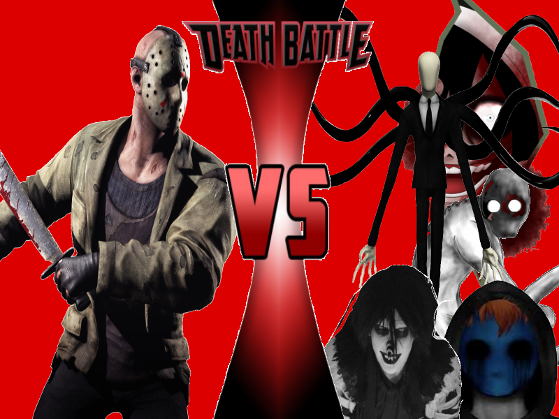 Jason Vs Creepypasta - Death Battle Fanon (800x600), Png Download