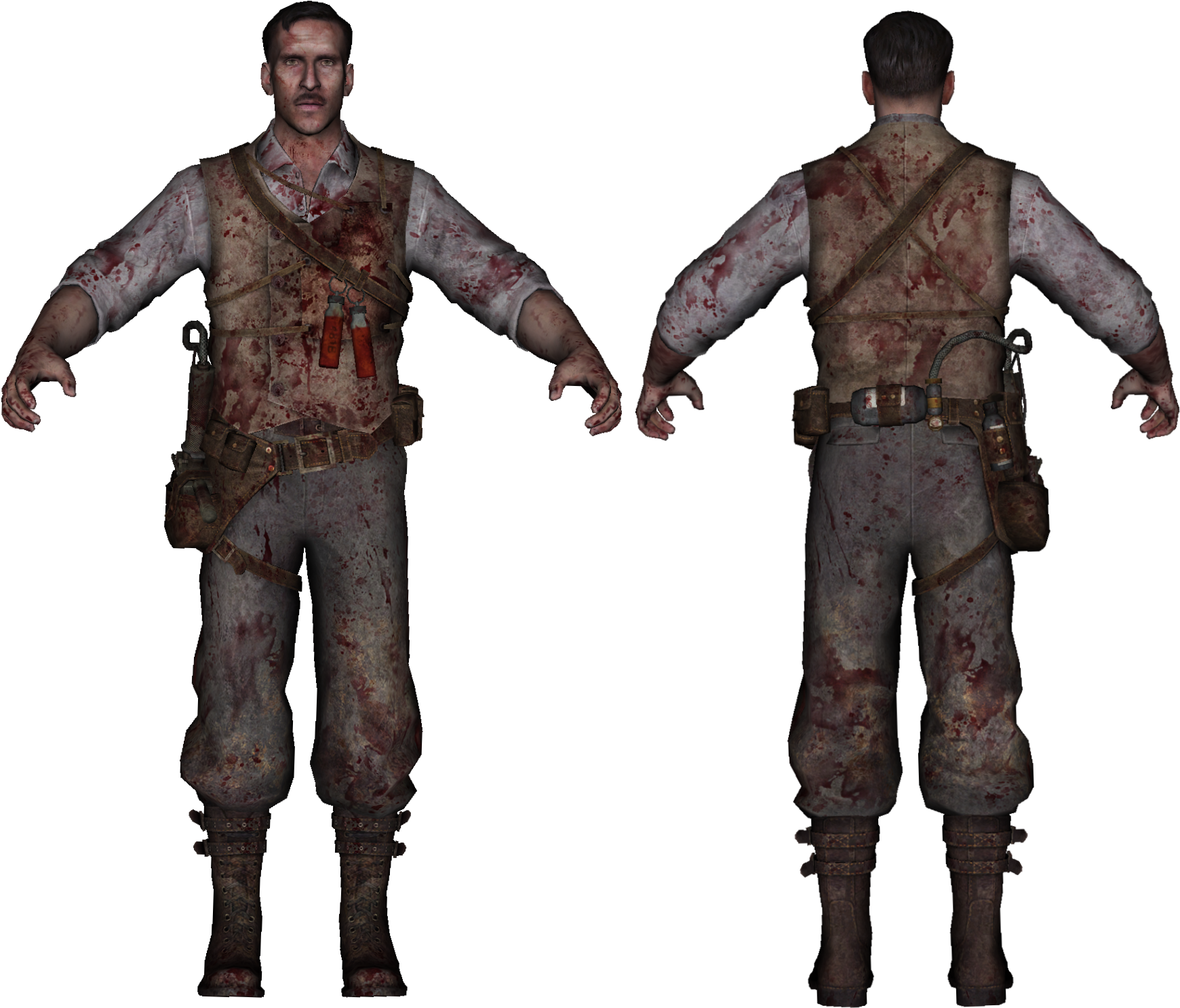 Interrogation - Edward Richtofen Cosplay (1761x1512), Png Download