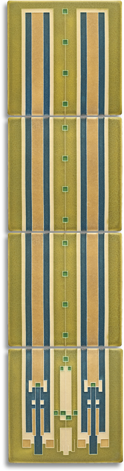 Avery Coonley Top, Runner And Bottom Shown In Lime - Shelf (1000x1000), Png Download