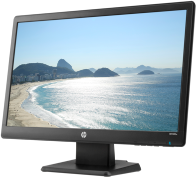 Left - Hp W2082a 20-inch Led Backlit Lcd Monitor (573x430), Png Download