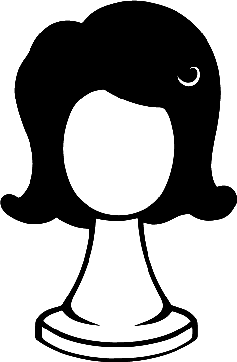 Healing Process For Many Cancer Patients Includes Taking - Wig Clipart Black And White (800x800), Png Download