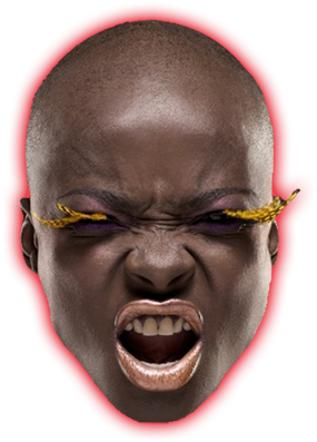 Afro Face 1 - Photography (300x403), Png Download