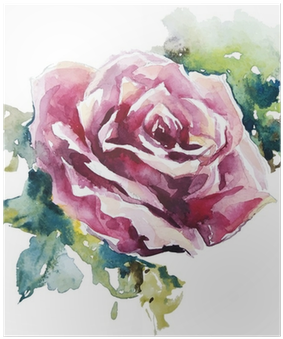 Flower Painting - Samurai Sword With Flowers Tattoo (400x400), Png Download