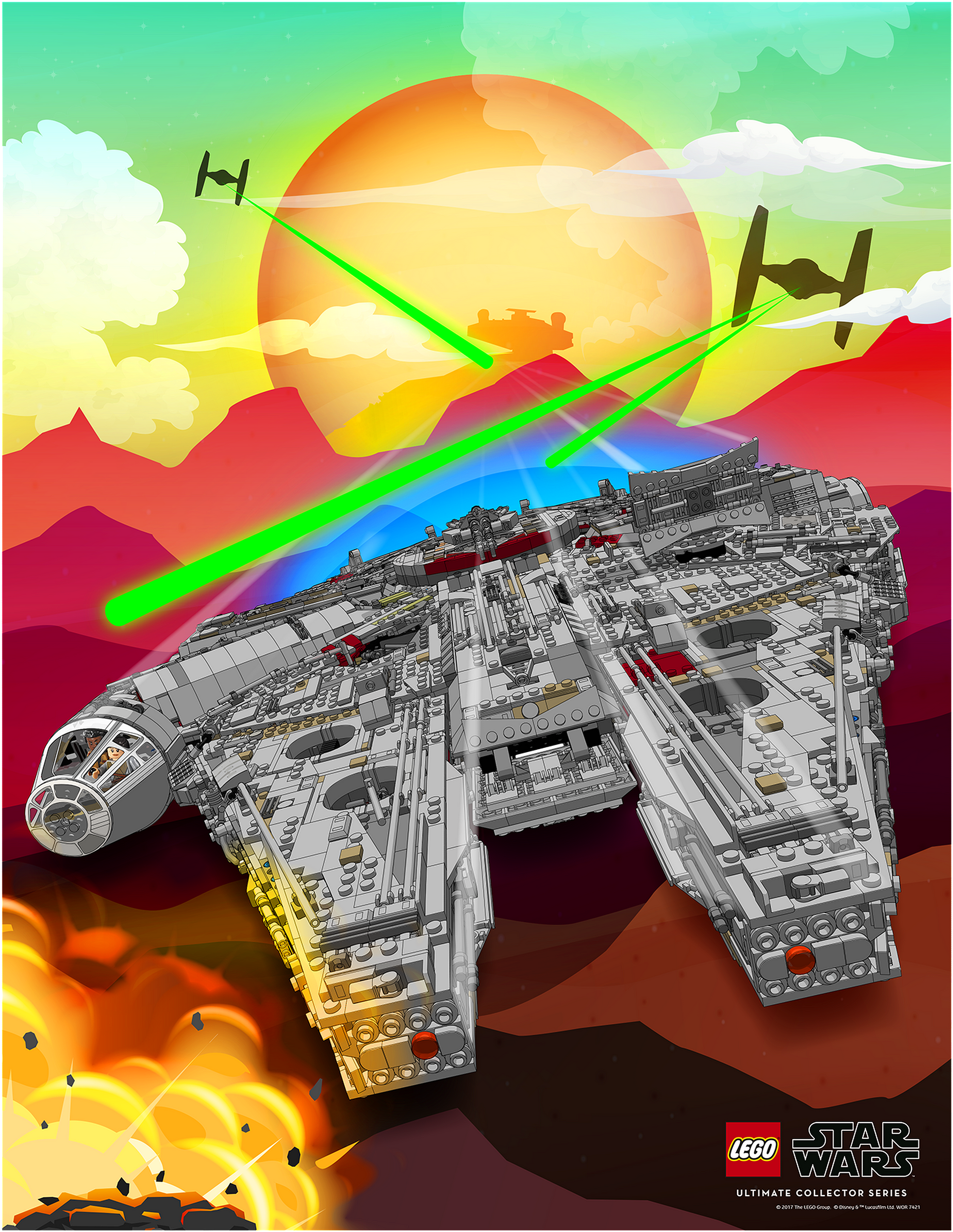 Sumolego - Lego Force Friday Poster (4000x3000), Png Download