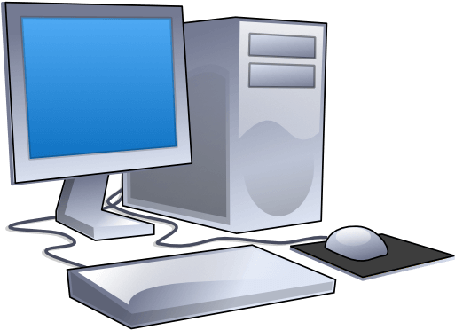 Relica Backs Up To Other Computers - Computer Clip Art (513x425), Png Download
