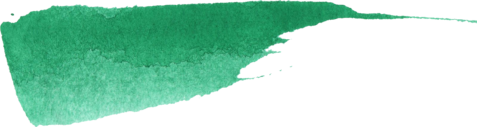 Green Paint Png - Green Brush Stroke Png (1597x426), Png Download
