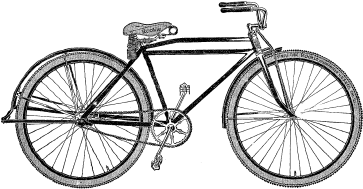 Antique Bicycle - Clip Art (400x400), Png Download
