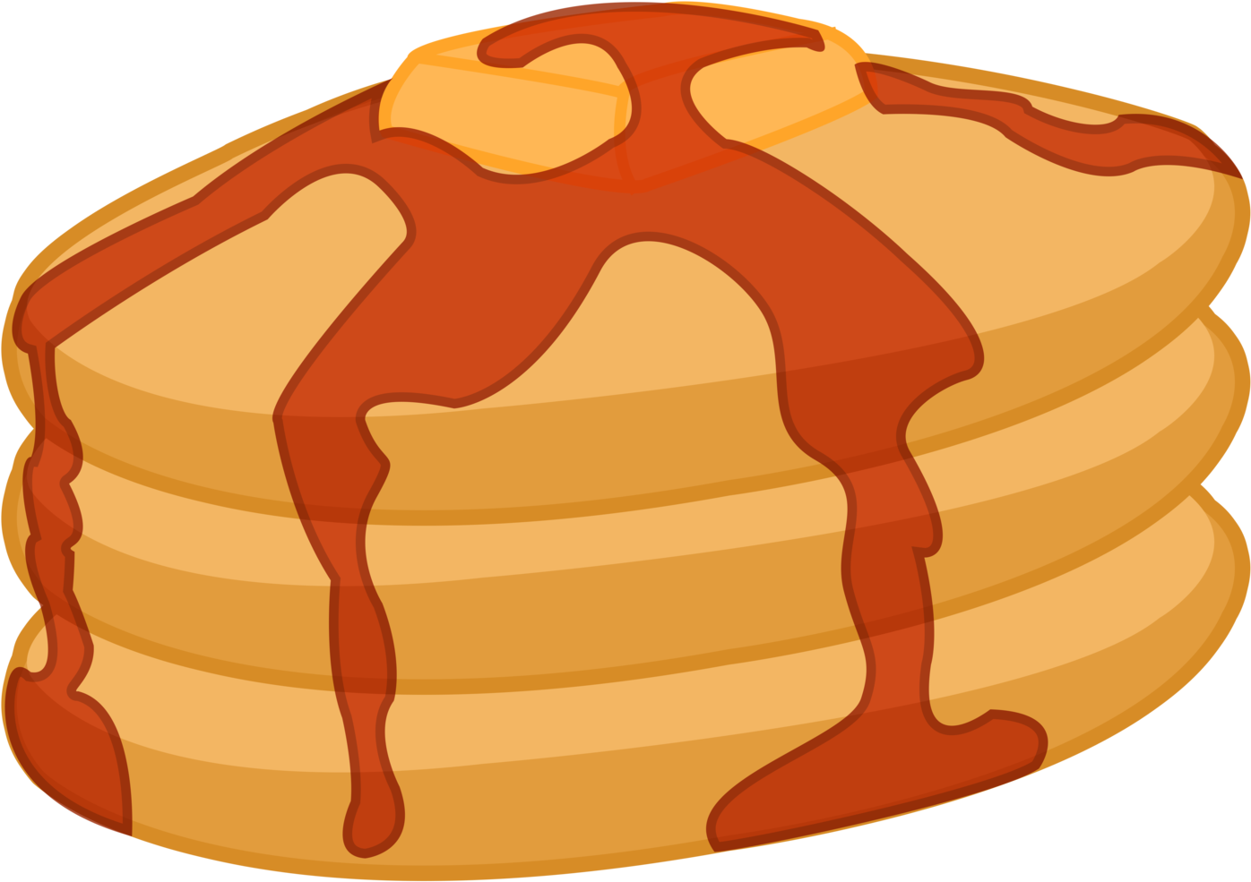 Pancakes Drawing Animated - Mlp Pancake Cutie Mark (1600x1600), Png Download