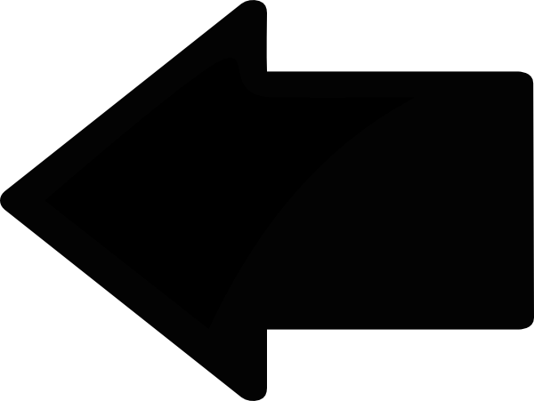 Black Arrow Clip Art At Clker - Black Arrow Vector Png (600x451), Png Download