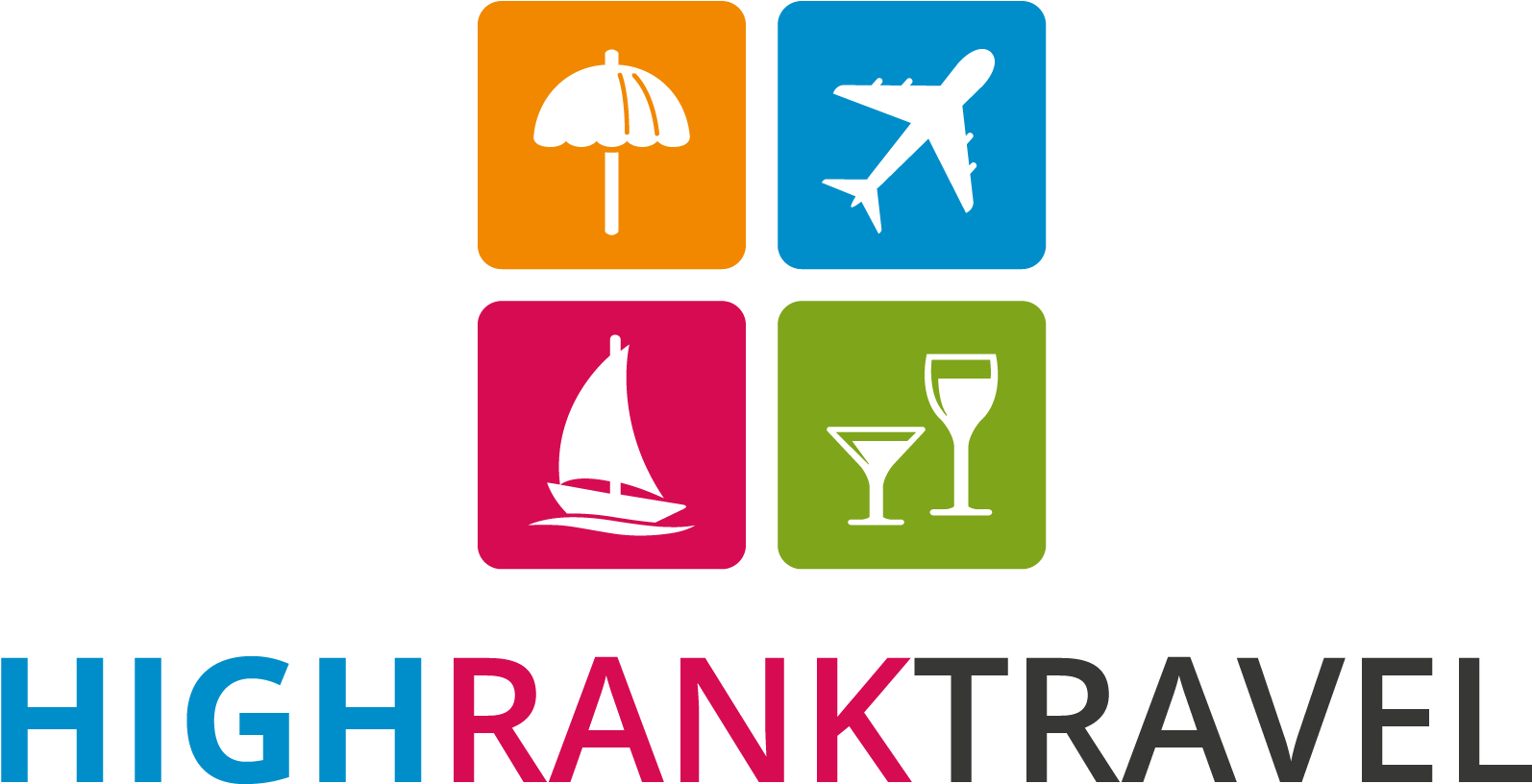 High Rank Travel Picture Library Download - Travel Agency Logo Png (1615x866), Png Download