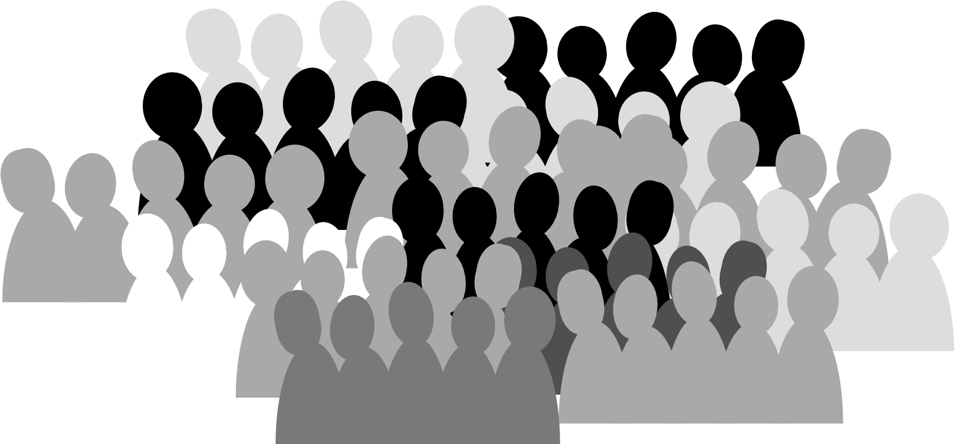 Png Free Library Of People Top View Png Www Imgkid - Clients Silhouette (1920x960), Png Download