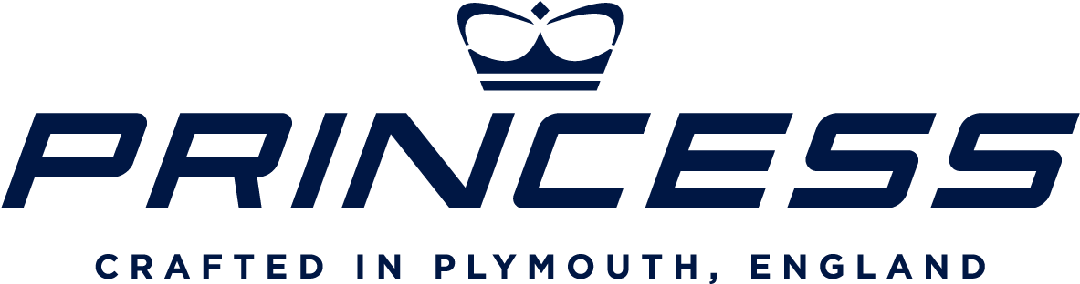 The Striking New Princess - Princess Yachts Plymouth Logo (1390x515), Png Download