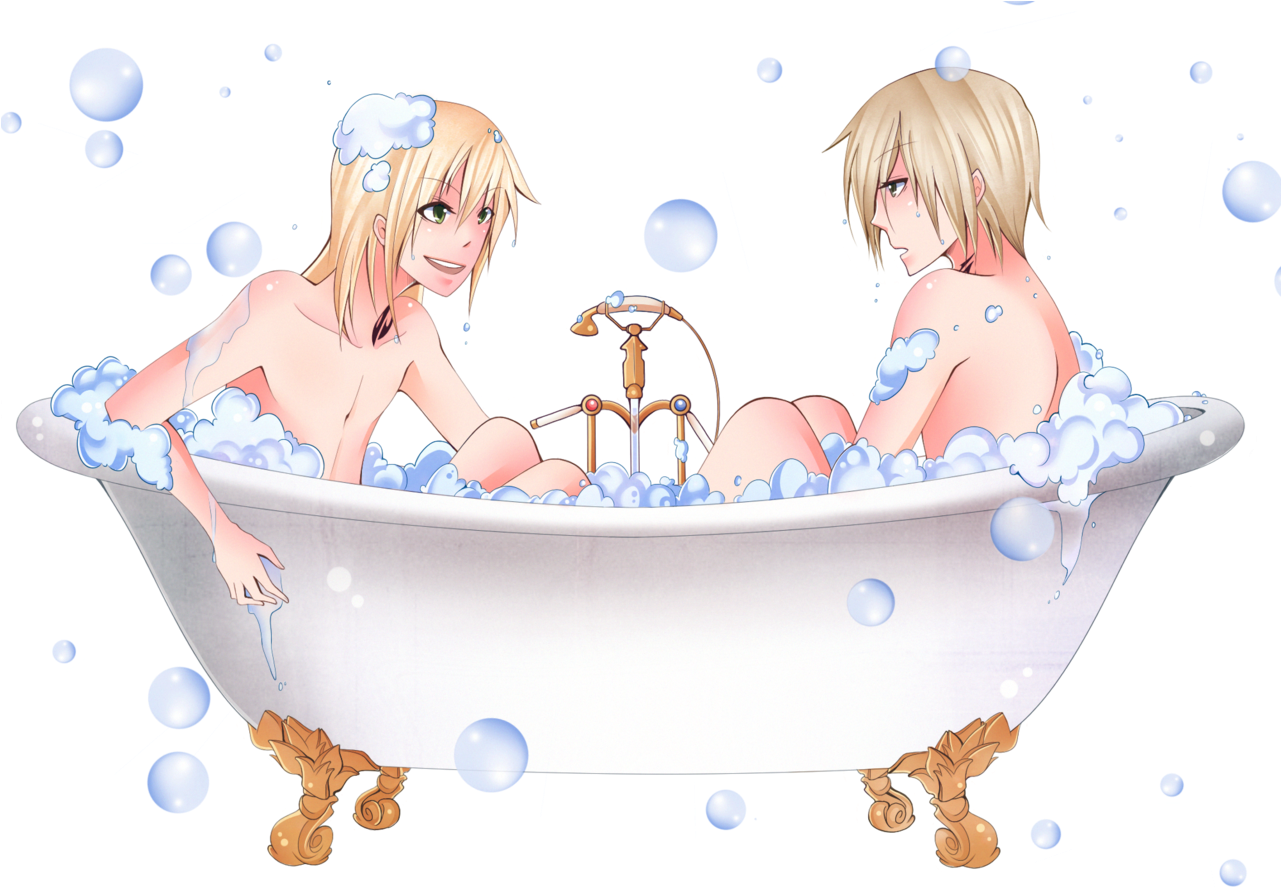 Bubble Bath By Miminming - Draw Bubble Bath (1280x959), Png Download