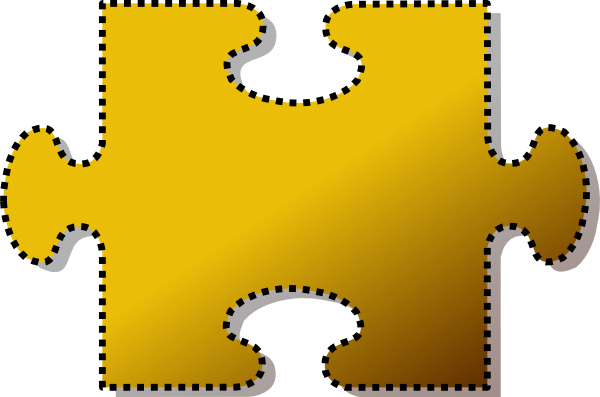 Puzzle Pieces Clip Art (600x397), Png Download