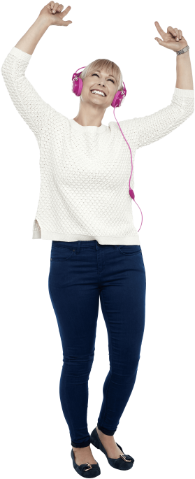 Free Png Women Listening Music Png Images Transparent - Music (480x722), Png Download