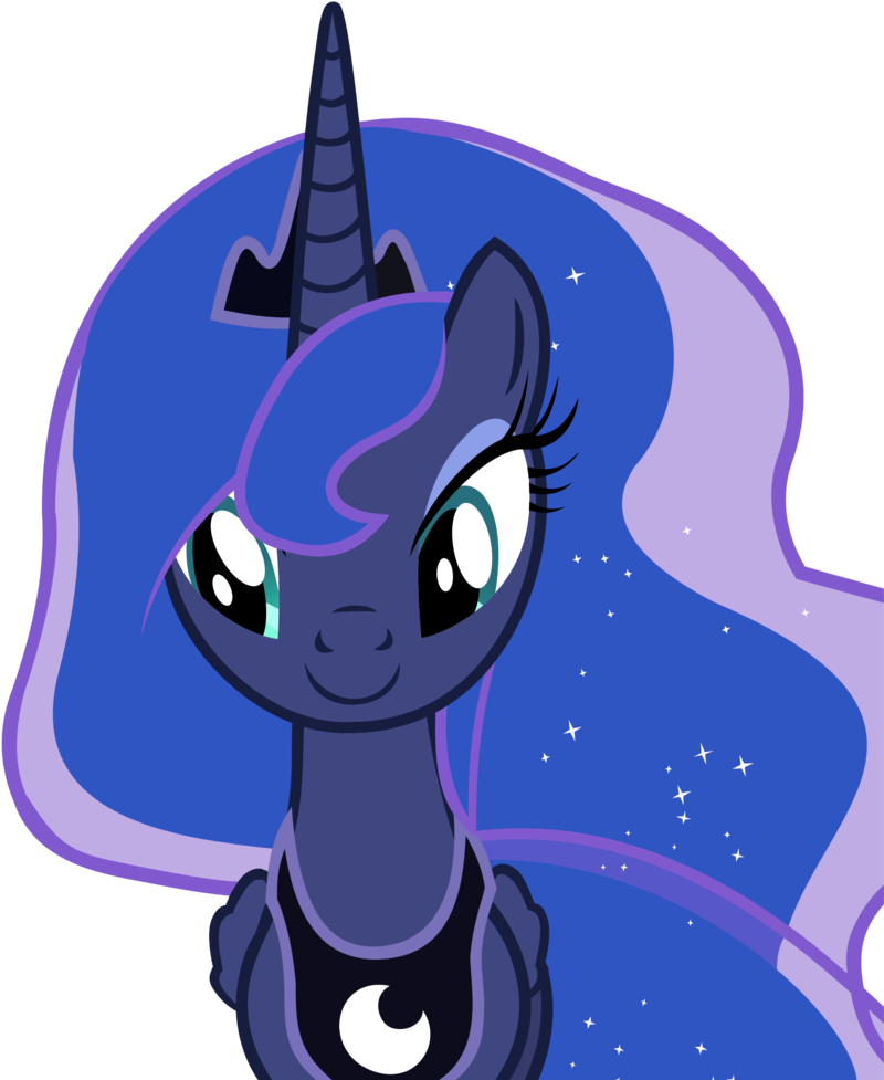 Princess Luna Season Png Transparent - Princess Luna Front View (815x981), Png Download