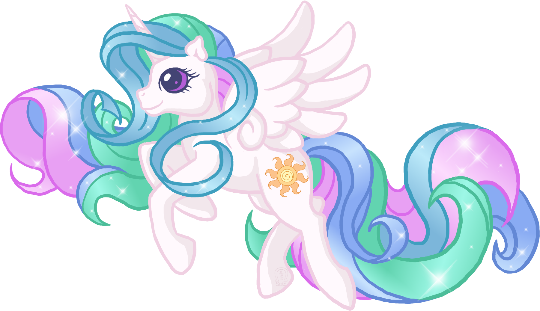 G3 Princess Celestia - Princess Celestia G3 (1801x1038), Png Download