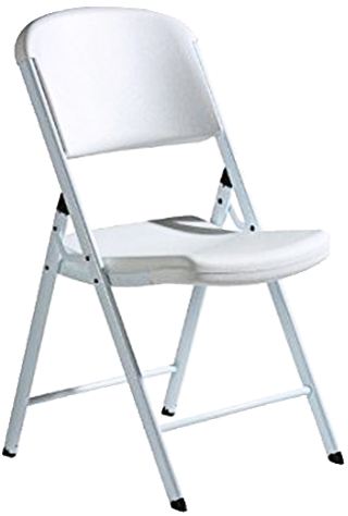 Hard Plastic Folding Chair - Plastic (477x549), Png Download
