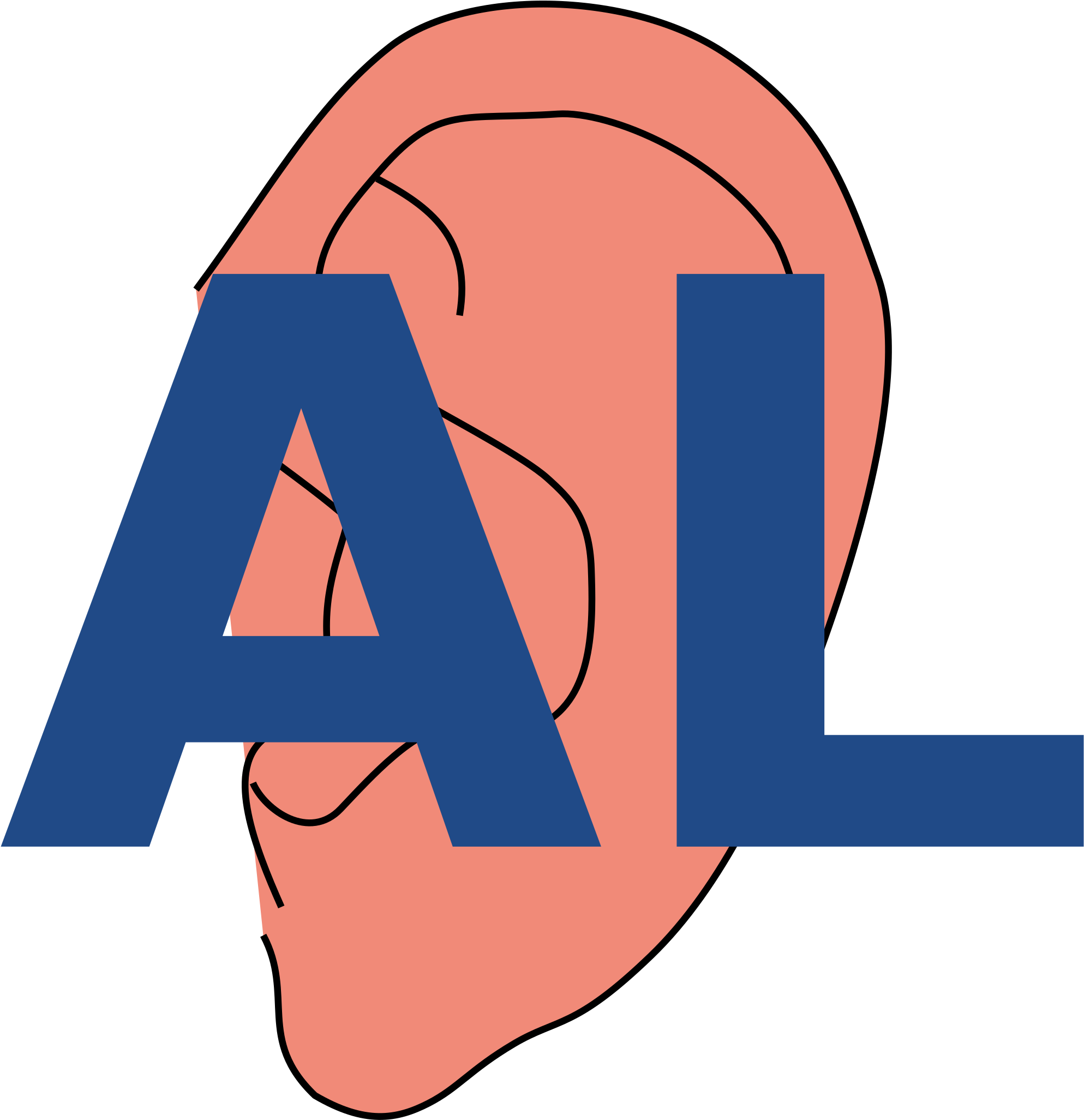 Assistive Listening Icon - Blue Circle (975x1024), Png Download