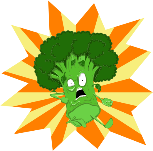 Karate Broccoli Explosion - Infant Bodysuit (525x600), Png Download