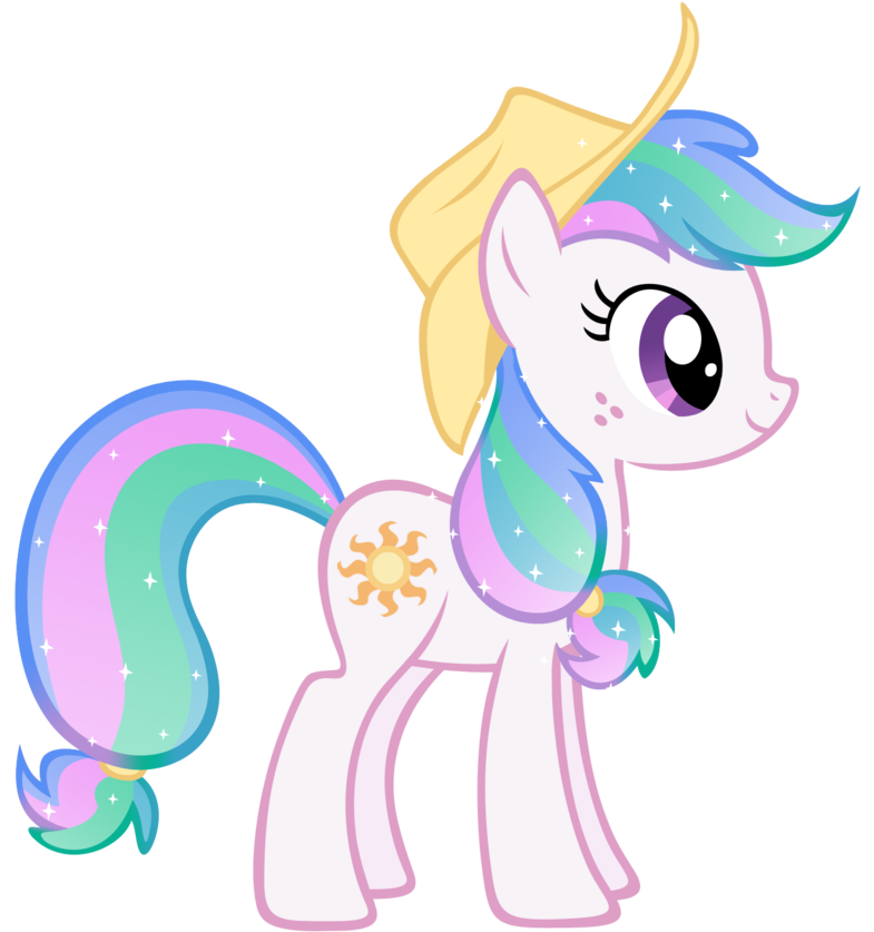 Durpy, Fusion, Hat, Palette Swap, Princess Celestia, - Mlp Cupjack (916x873), Png Download