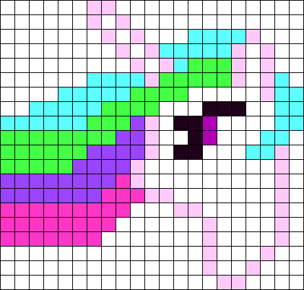 Princess Celestia Head Shot Perler Bead Pattern / Bead - Perler Beads Princess Celestia (442x421), Png Download