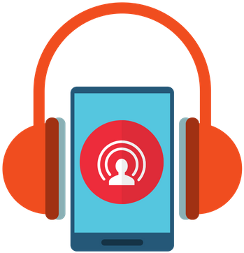 Live Listening - Blue E (400x400), Png Download