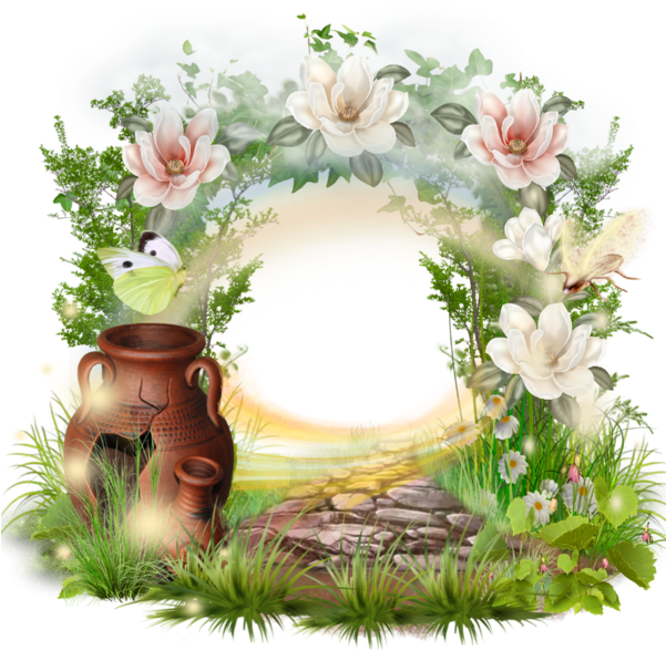 Cadre - Frame - Cluster - Good Afternoonimage (600x600), Png Download