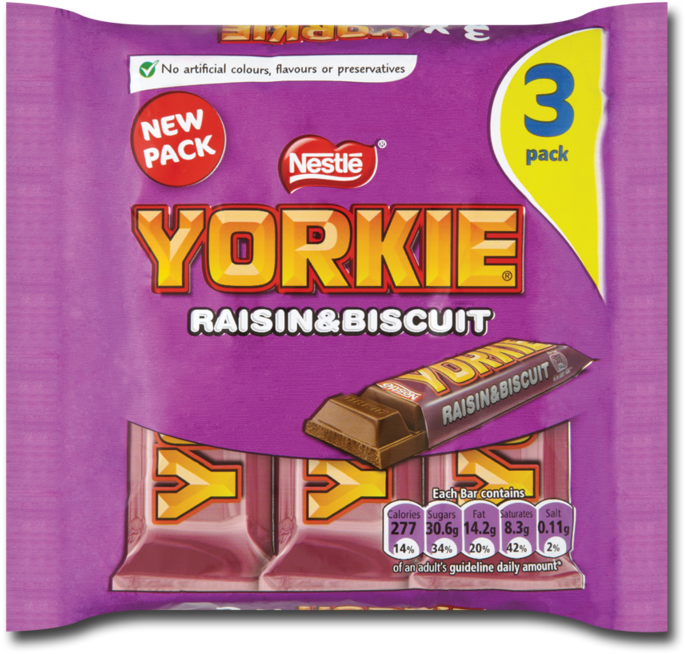 Nestle Yorkie 3pk - Yorkie Bar (800x800), Png Download