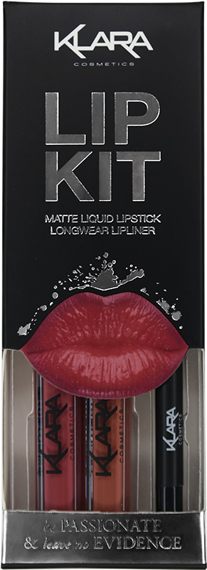 Lip Kit - Klara Cosmetics 15 Colour Palette Each (800x1000), Png Download