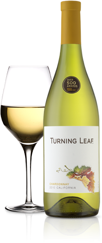 Chardonnay Turning Leaf (240x525), Png Download