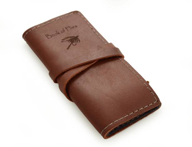 Leather Book Of Flies, Rustico, Isaac Childs - Leather (615x470), Png Download
