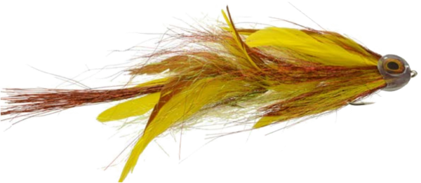 Musky Serpent Fly Jumbo Perch - The Fly Fishers (600x261), Png Download