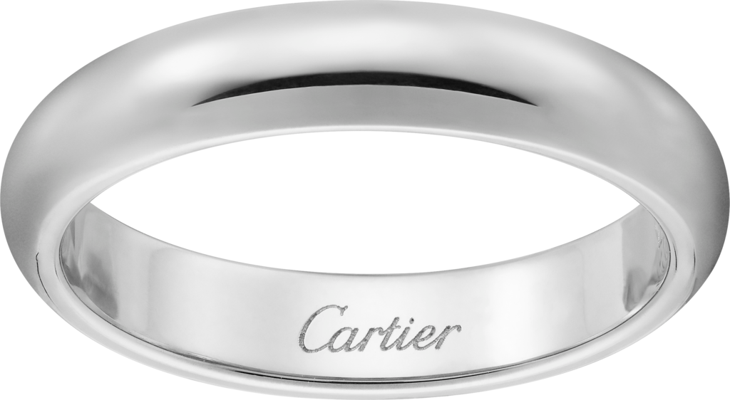 1895 Wedding Ringplatinum - Cartier Gold Diamond Engagement Ring (1024x562), Png Download