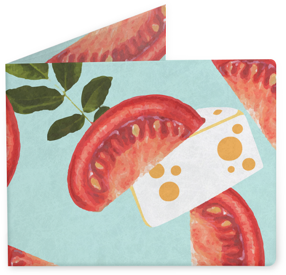 Carteira Caprese De 83 Oranges™na - Caprese Fleecedecke (800x800), Png Download