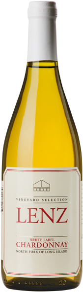 Lenz White Label Chardonnay - Glass Bottle (600x600), Png Download