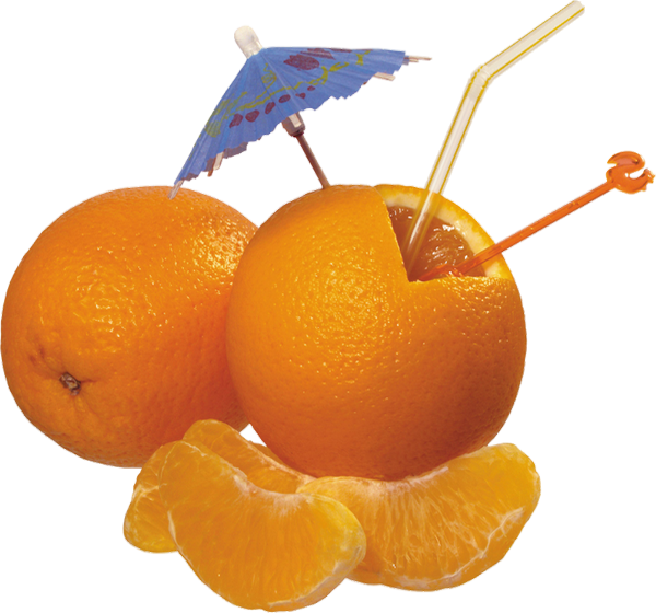 Oranges Png, Agrumes - Коктейлей Png (600x560), Png Download