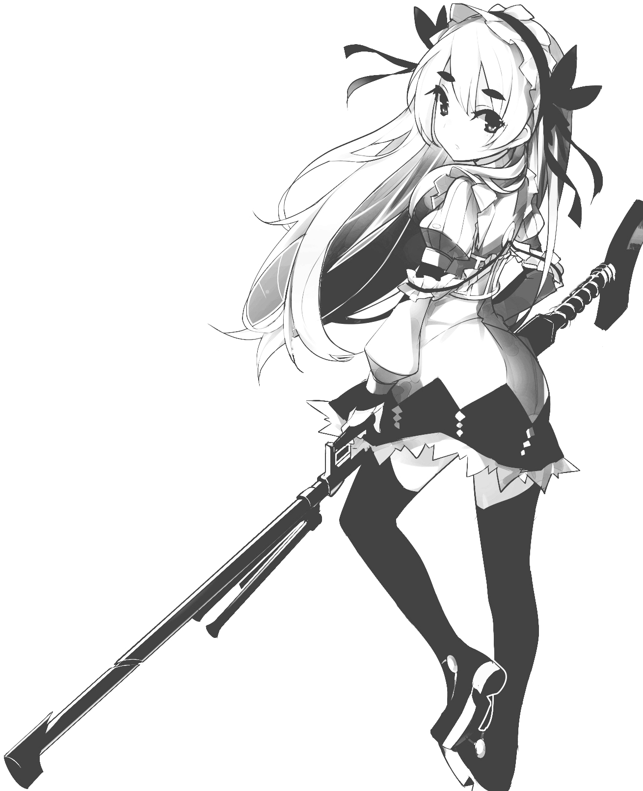 A Transparent Chaika For All Your Moe Needs [hitsugi - Hitsugi No Chaika Png (1310x1612), Png Download