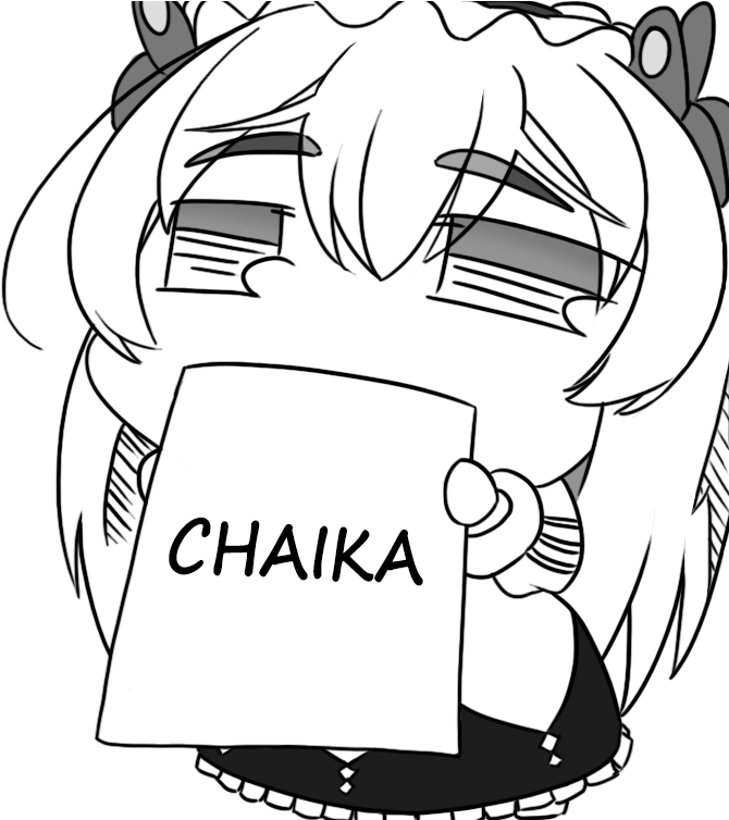 Yes Chaika - Coffin Princess Chaika Meme (714x753), Png Download