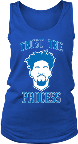 Joel Embiid 'trust The Process' Women's Shirt - Granddaughter Of Vietnam Veteran (480x480), Png Download