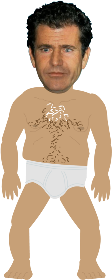 Current - Mel Gibson South Park Face (809x988), Png Download