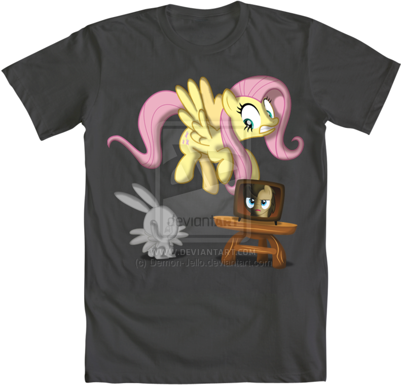 Fluttershy Encounters A Weeping Angel Bunny - Star Wars Travel Shirts (900x900), Png Download