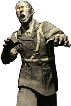Cod Waw Zombies Png (250x619), Png Download