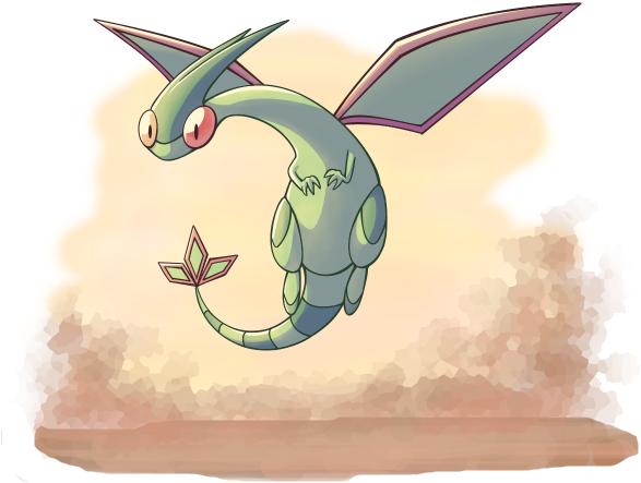 Ru Spotlight - Flygon - University (600x500), Png Download