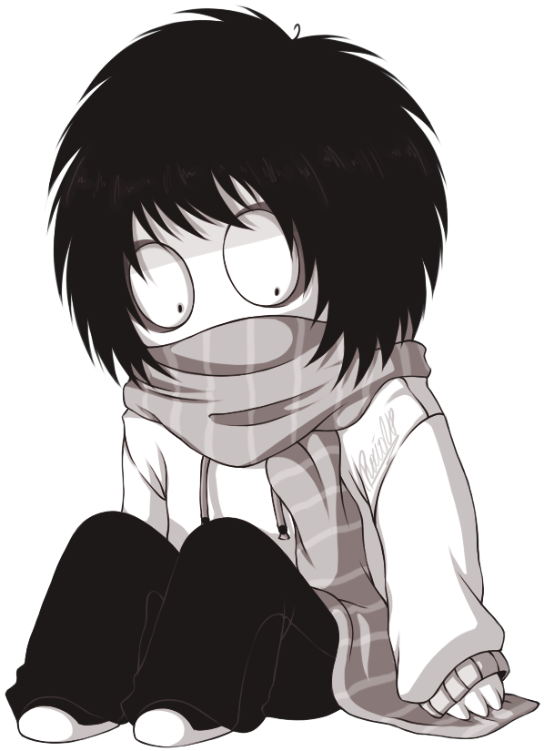 Jeff The Killer Chibi - Jeff The Killer Kawaii Png (750x900), Png Download