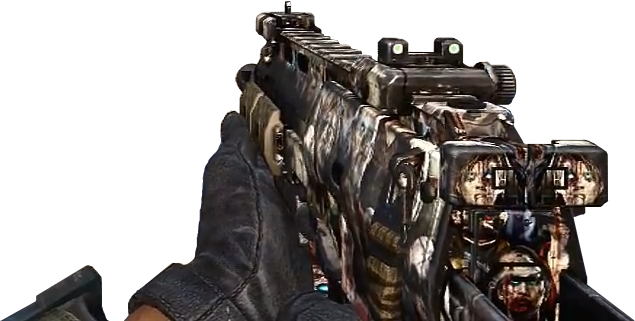 Mp7 Zombies Boii - Zombie Camo Black Ops 2 (635x321), Png Download