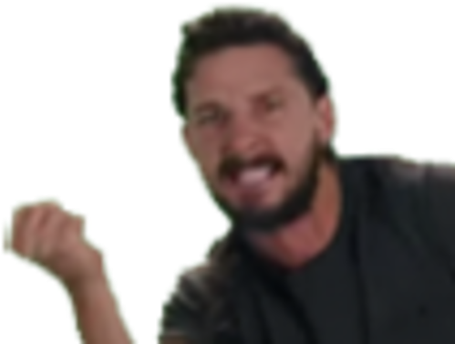 Shia Labeouf Face Png - Portable Network Graphics (500x500), Png Download